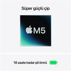 MacBook Air MDHE4TU/A M5 16Gb-512Gb Ssd-Liquid Retina-13.6inc-Gece Yarısı