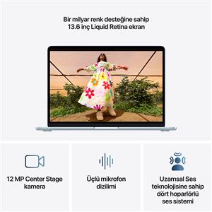 MacBook Air MDHK4TU/A M5 24Gb-1Tb Ssd-Liquid Retina-13.6inc-Gök Mavisi