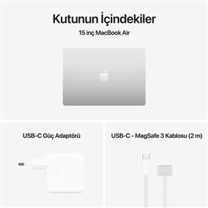 MacBook Air MDV94TU/A M5 16Gb-512Gb Ssd-Liquid Retina-15.3inc-Gümüş