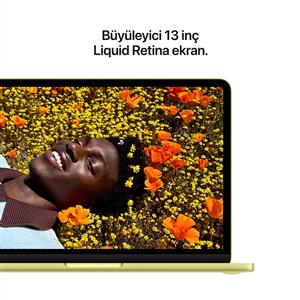 MacBook Neo MHFD4TU/A A18 Pro 8Gb-256Gb Ssd-Liquid Retina ekran-13inc-Puslu Sarı