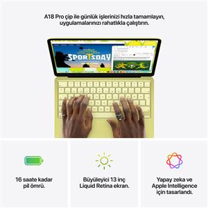 MacBook Neo MHFG4TU/A A18 Pro 8Gb-512Gb Ssd-Liquid Retina ekran-13inc-Indigo