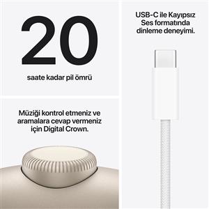 Apple AirPods Max 2 Kablosuz Kulak Üstü Kulaklık - Yıldız Işığı
