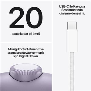 Apple AirPods Max 2 Kablosuz Kulak Üstü Kulaklık - Mor