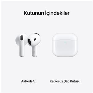 Apple AirPods 5 ve Kablosuz Şarj Kutusu