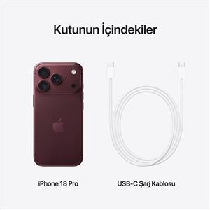 iPhone 18 Pro 256 GB Akıllı Telefon Burgonya