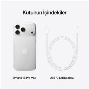 iPhone 18 Pro Max 1TB Gümüş