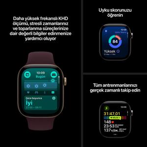 Apple Watch Series 12 GPS 42mm Black Aluminium Case with Black Band - S/M