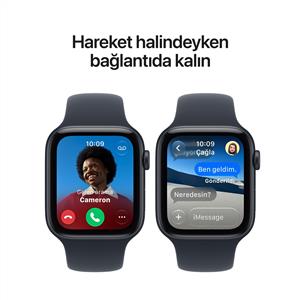 Apple Watch SE 3 GPS 44mm Starlight Aluminum Case with Sand Sport Band - S/M
