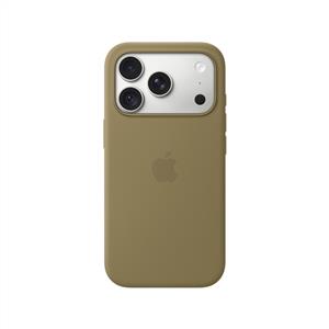 Apple iPhone 18 Pro MagSafe Silikon Kılıf Klasik Zeytin Yeşili