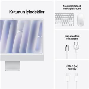 APPLE MH064TU/A iMac M6 10C CPU 10C GPU 16 GB 256 GB SSD 24" - GÜMÜŞ