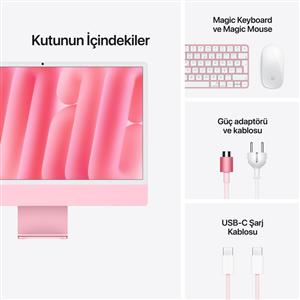 APPLE MH0A4TU/A iMac M6 10C CPU 10C GPU 16 GB 256 GB SSD 24" - PEMBE