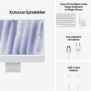 APPLE MH2U4TU/A iMac Nano-Texture M6 12C CPU 12C GPU 16 GB 256 GB SSD 24" - GÜMÜŞ
