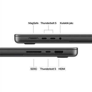 MacBook Pro MJ314TU/A M5 Max 36Gb-2Tb Ssd-PROLED XDR-16inc-Space Black