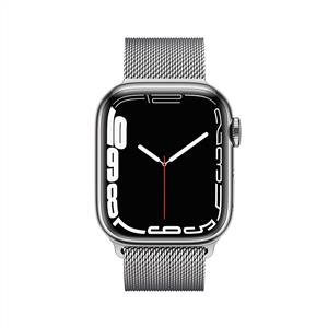 Apple Watch Series 7 GPS + Cellular, 41mm Silver Stainless Steel Case