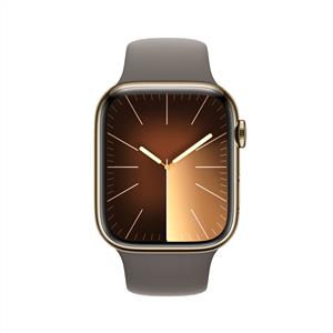Apple Watch Series 9 GPS + Cellular 45mm Gold Stainless Steel Clay Band - S/M