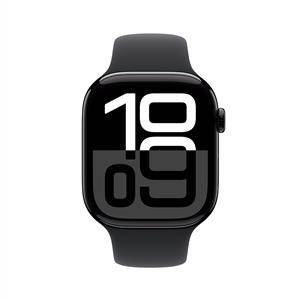 Apple Watch Series 10 GPS 42mm Jet Black Aluminium Case with Black Sport Band- M/L