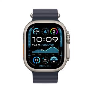 Apple Watch Ultra 2 GPS + Cellular 49mm Natural Titanium Case with Navy Ocean Band 2024