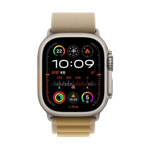 Apple Watch Ultra 2 GPS + Cellular 49mm Natural Titanium Case with Tan Alpine Loop- L 2024
