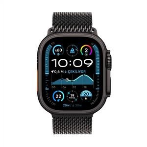 Apple Watch Ultra 2GPS Cellular49mm Black Titanium Case Black Titanium Milanese Loop-L(24)