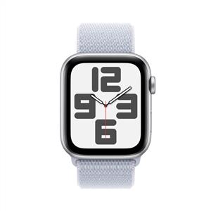 Apple Watch SE 2 GPS 40mm Silver Aluminium Case with Blue Cloud Sport Loop 2024
