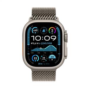 Apple Watch Ultra2GPS Cellular49mm NaturalTitanium Case NaturalTitanium Milanese Loop-L(24