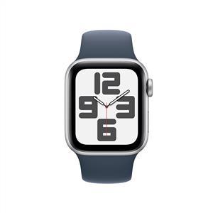 Apple Watch SE GPS + Cellular 40mm Gümüş Rengi Alüminyum Kasa Kot Rengi Spor Kordon - S/M
