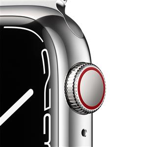 Apple Watch Series 7 GPS + Cellular, 41mm Silver Stainless Steel Case