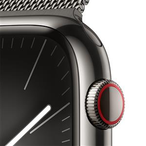 Apple Watch Series 9 GPS + Cellular 45mm Akıllı Saat Stainles Graphite Milanes Loop