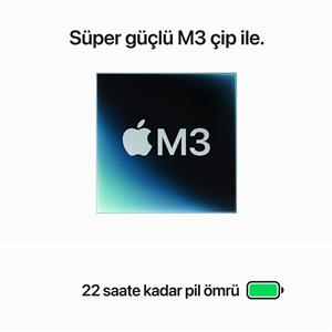 MacBook Pro MTL83TU/A M3 8Gb-1Tb Ssd-Liquid Retina-14inc-Uzay Grisi