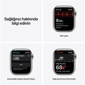 Apple Watch Series 7 GPS + Cellular, 41mm Silver Stainless Steel Case