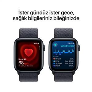 Apple Watch SE 2 GPS 40mm Midnight Aluminium Case with Ink Sport Loop 2024