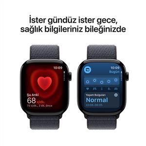 Apple Watch Series 10 GPS 46mm Jet Black Aluminium Case with Ink Sport Loop