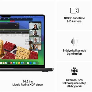 MacBook Pro MRX53TU/A M3 Max 36Gb-1Tb Ssd-Liquid Retina-14inc-Uzay Siyahı