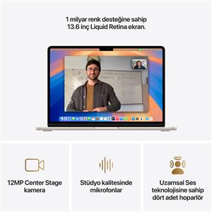 MacBook Air MW103TU/A M4 16Gb-512Gb Ssd-Liquid Retina-13.6inc-Yıldız Işığı