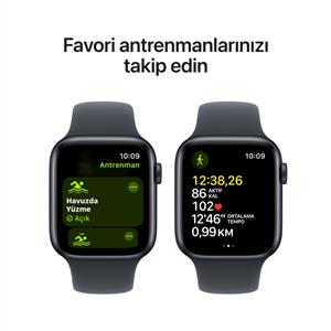 Apple Watch SE 2 GPS 40mm Midnight Aluminium Case with Midnight Sport Band - M/L 2024