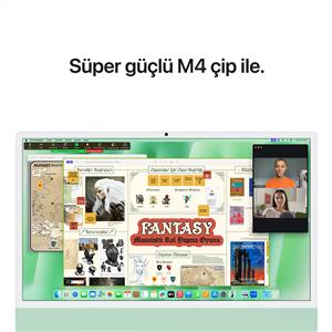APPLE MWUY3TU/A iMac M4 10C CPU 10C GPU 16 GB 256 GB SSD 24" - YEŞİL