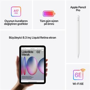 Ipad Mini 512GB WIFI 8.3''Liquid Retina Ekran iPadOS Tablet Starlight