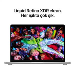 MacBook Pro MJ3E4TU/A M5 32Gb-1Tb Ssd-Liquid Retina-14inc-Gümüş