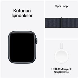 Apple Watch SE 2 GPS 40mm Midnight Aluminium Case with Ink Sport Loop 2024
