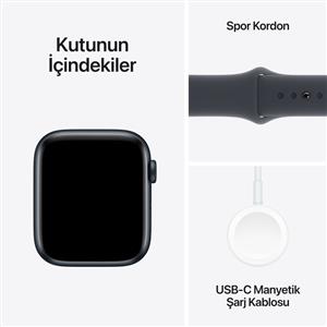 Apple Watch SE 2 GPS 40mm Midnight Aluminium Case with Midnight Sport Band - S/M (2024)