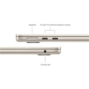 MacBook Air MC9F4TU/A M3 16Gb-256Gb Ssd-Liquid Retina-15.3inc-Starlight