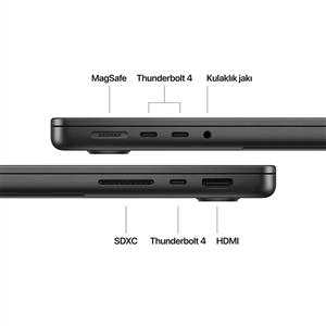 MacBook Pro MW2U3TU/A M4 16Gb-512Gb Ssd-Liquid Retina-14inc-Space Black