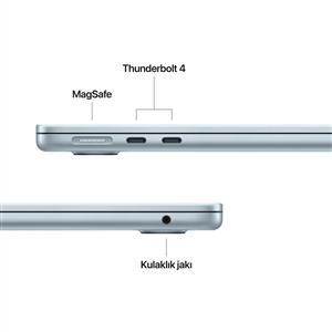 MacBook Air MC6V4TU/A M4 24Gb-512Gb Ssd-Liquid Retina-13.6inc-Gök Mavisi