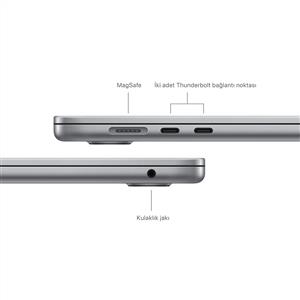 MacBook Air MXD13TU/A M3 16Gb-512Gb Ssd-Liquid Retina-15.3inc-Space Grey