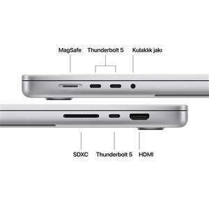 MacBook Pro MGE94TU/A M5 Max 48Gb-2Tb Ssd-Liquid Retina-16inc-Gümüş