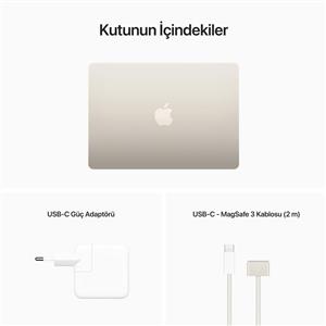 MacBook Air MC7W4TU/A M2 16Gb-256Gb Ssd-Liquid Retina-13.6inc-Yıldız Işığı