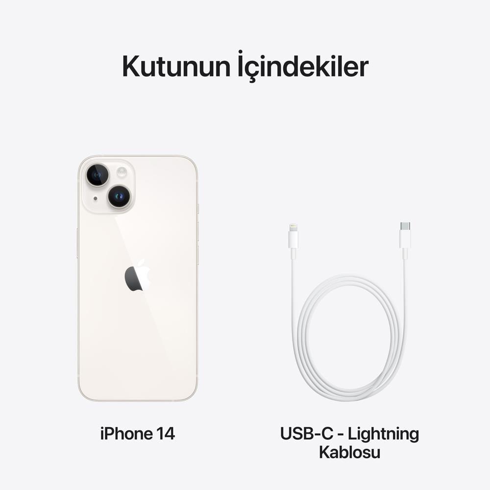 Yenilenmiş iPhone 14 256 Gb Akıllı Telefon Yıldız Işığı (1 Yıl