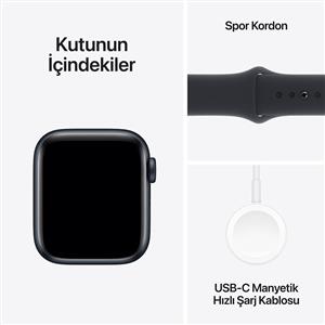Apple Watch SE GPS + Cellular 40mm Gece Yarısı Alüminyum Kasa Gece Yarısı Spor Kordon M/L