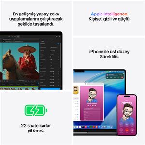 MacBook Pro MGE74TU/A M5 Max 36Gb-2Tb Ssd-Liquid Retina-16inc-Gümüş