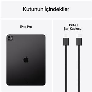 iPad Pro M4 256GB WIFI 13''Ultra Retina XDR Ekran iPadOS Tablet Space Black